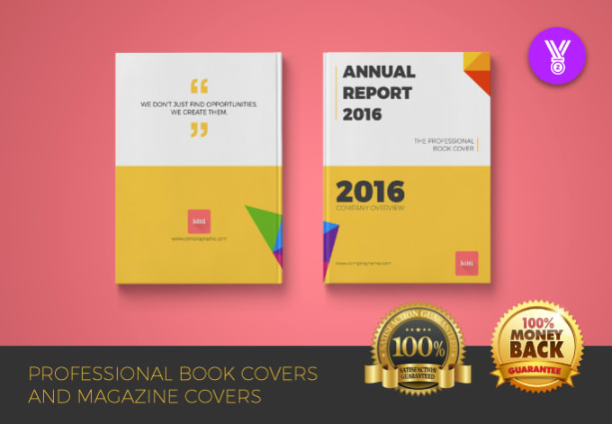 I will design INNOVATIVE Book Covers or Magazine covers in 24 hours