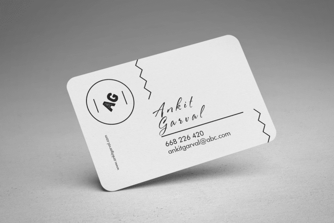 I will design minimalist and custome business card