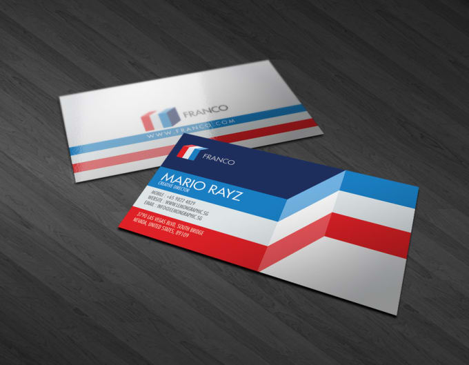 I will design minimalist business card