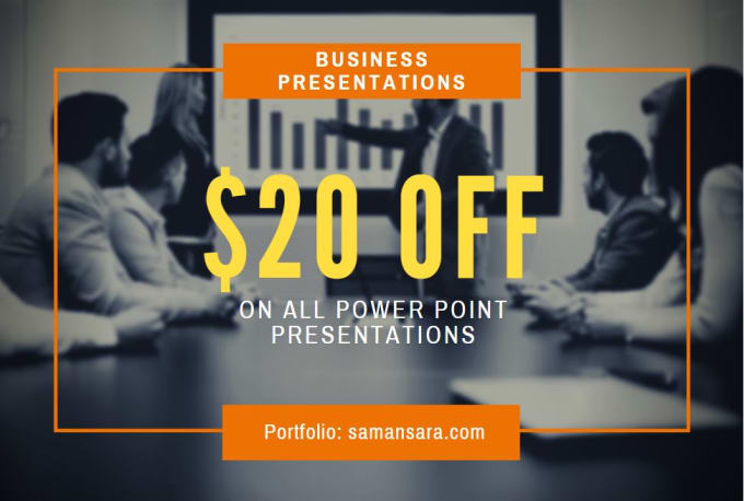 I will design powerpoint graphical business presentations
