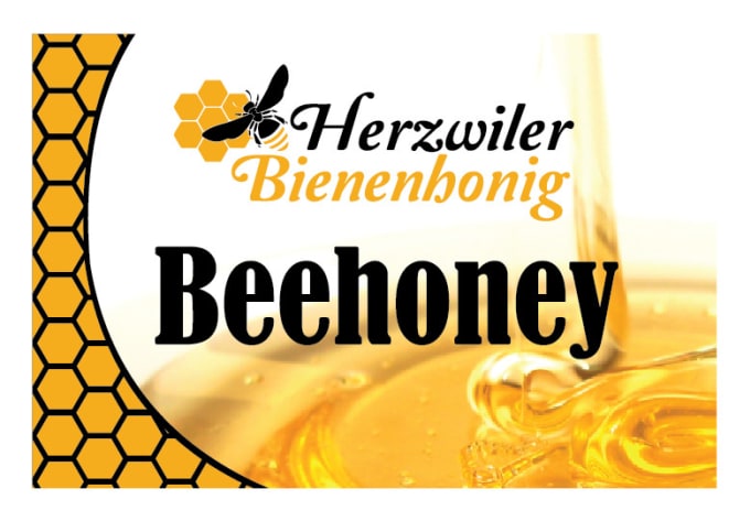 I will design premium quality honey product labels