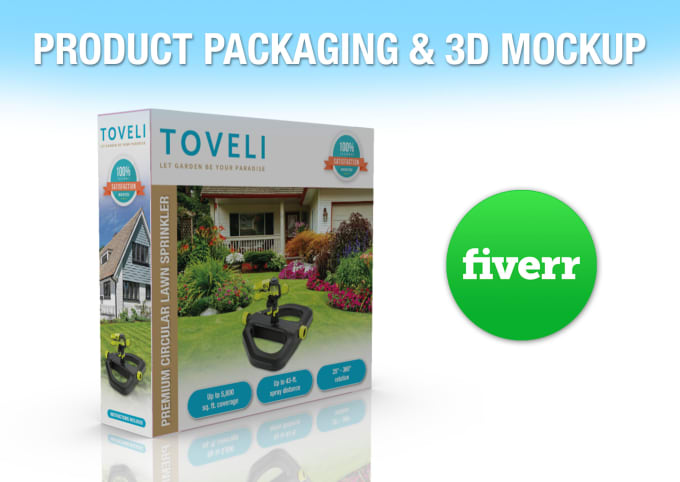 I will design product packages and 3d mockup