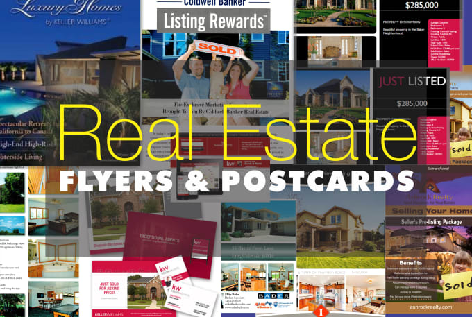 I will design professional real estate postcard that sells
