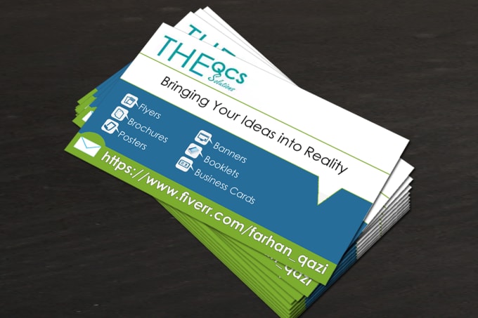 I will design professional unique double side business card