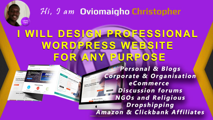 I will design professional website with wordpress