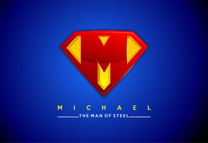 I will design Superman and Batman Logo