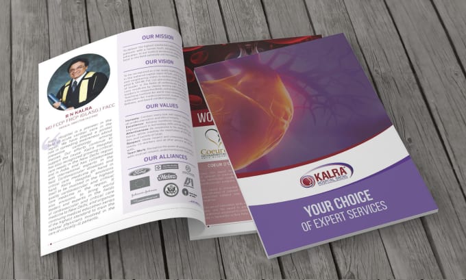I will design your corporate brochure or catalog