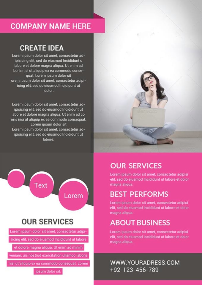 I will design your corporate business flyer