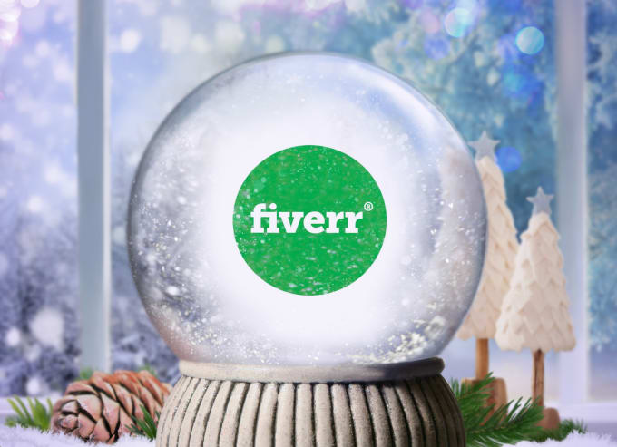 I will display your logo or photo in a snow globe for holidays