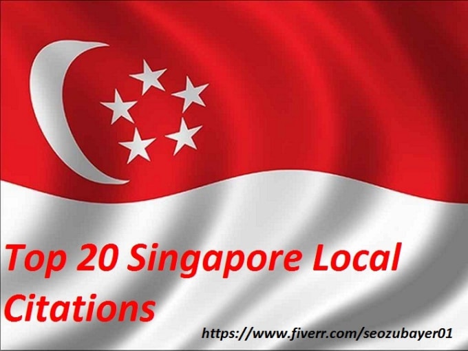 I will do 20 live singapore local citations for your local business