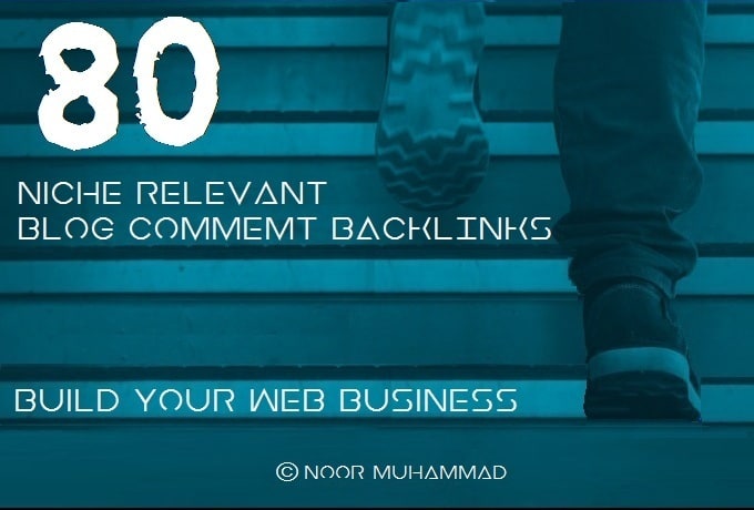 I will do 80 niche relevant blog comments backlinks