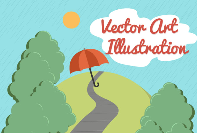 I will do a vector art illustration