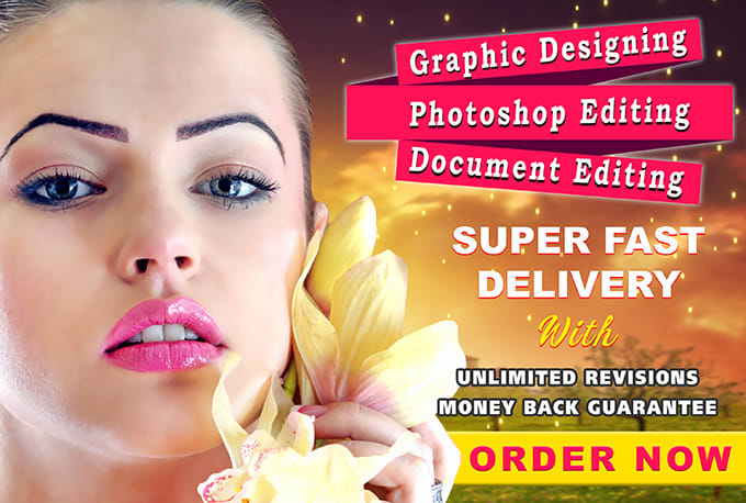 I will do adobe photoshop editing and retouching fast