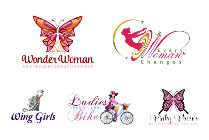 I will do beautiful feminine logo only