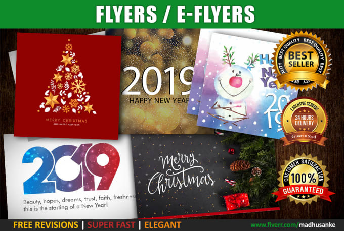 I will do christmas flyer and new year flyer