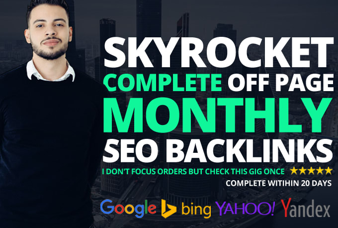 I will do complete monthly off page technical SEO backlinks