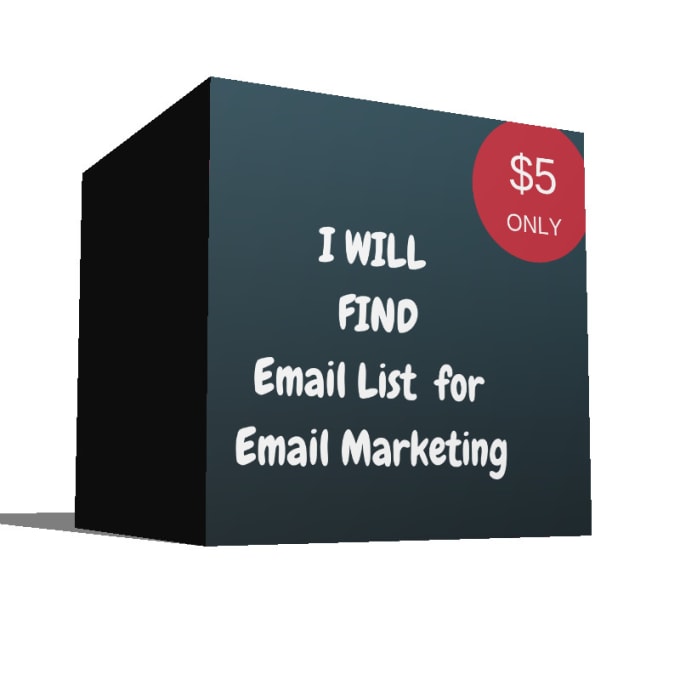 I will do contact list for your  email marketing