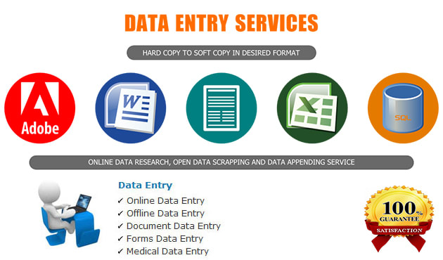 I will do DATA entry to word, pdf ,Exel and Etc