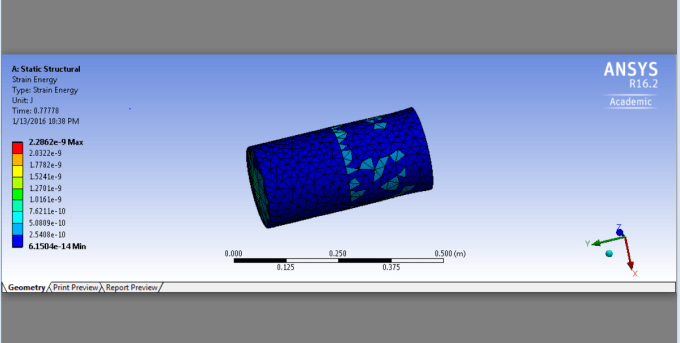I will do design,model and analysis on ANSYS