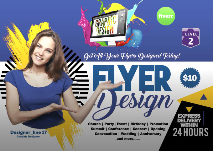 I will do event flyer design, sports flyer, party flyer