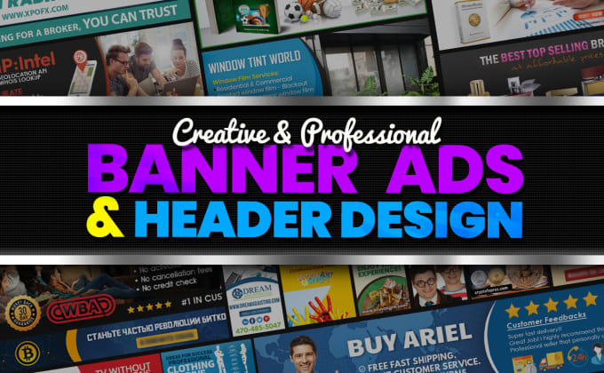 I will do professional banner design and awesome headers for ads