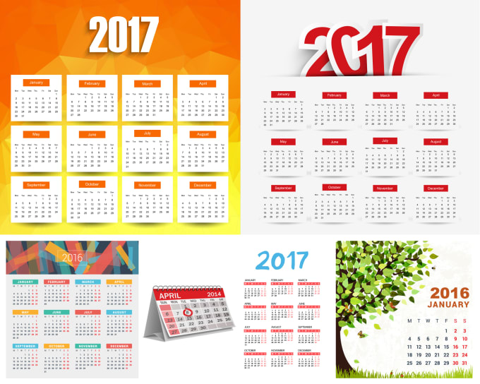 I will do professional full page or desk calendar design