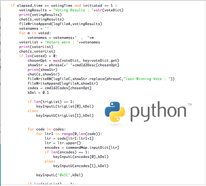 I will do python programming for desktop applications