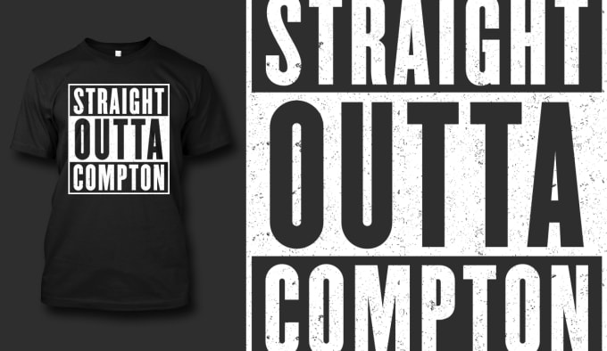 I will do straight outta design for you