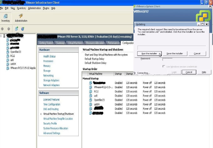 I will do virtualization esxi and active directory hyper v