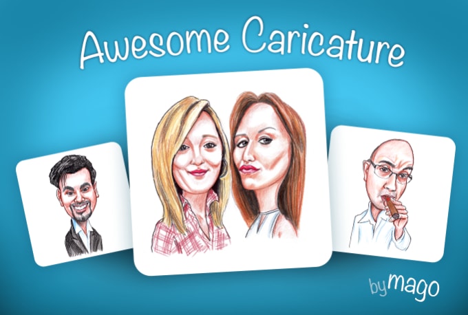 I will draw awesome caricature for you