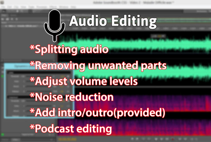 I will edit your audio professionally and deliver within 24 hours
