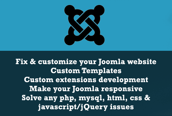 I will fix and customize your joomla website