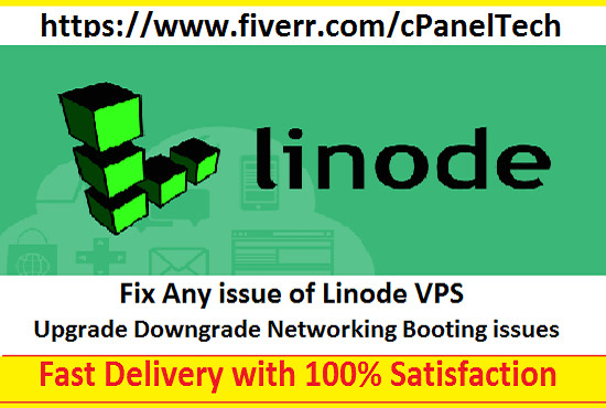 I will fix any issue of linode vps