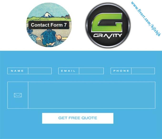 I will fix any issues in contact form 7 or gravity form