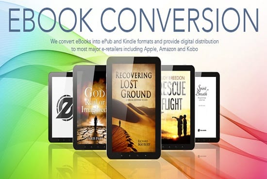I will format and convert word doc to ebook kindle mobi, epub or print PDF