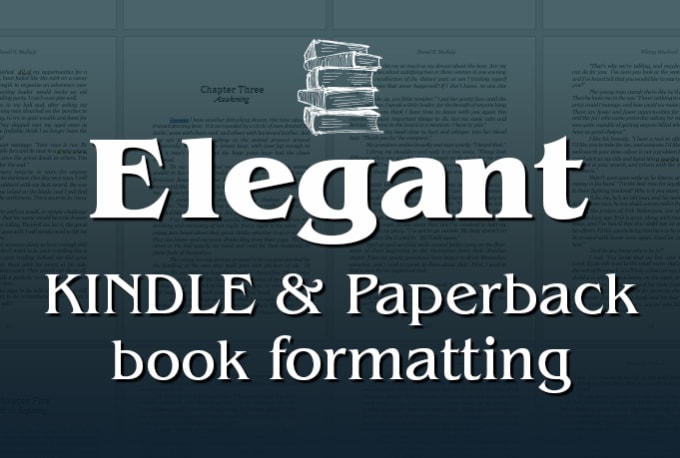 I will format your book for amazon kindle or KDP print paperback