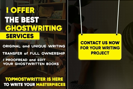 I will ghostwriter, ebook writer, write ebooks, seo content writer and fiction writing