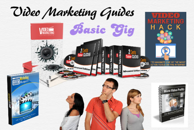 I will give you 7 video marketing guides courses