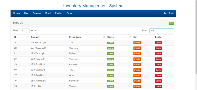 I will give you a complete inventory management system
