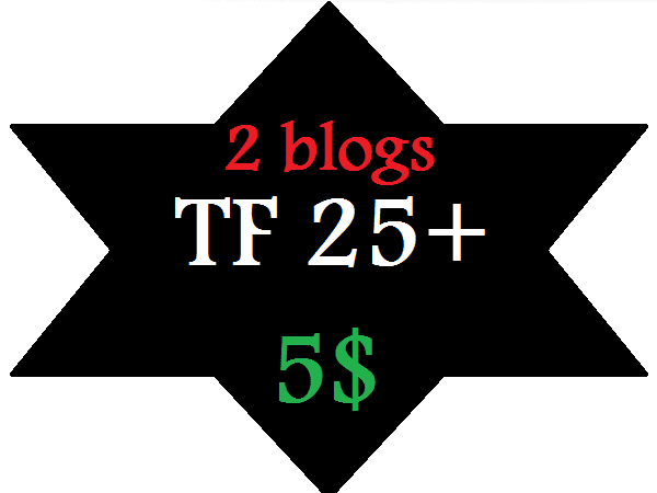 I will guest post on 2 TF 25 Plus Blogs