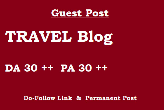 I will guest post on top quality travel blog