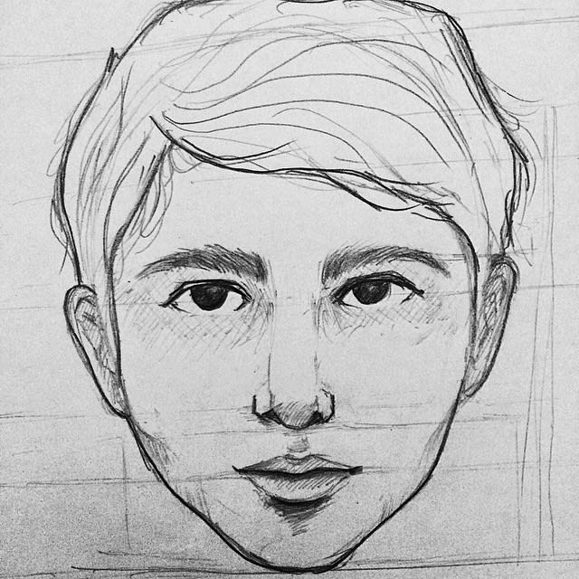 I will hand draw your face or photo
