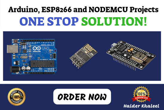 I will help you in programming your arduino or esp8266