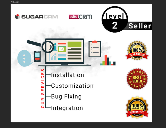 I will install and customize sugarcrm and suitecrm