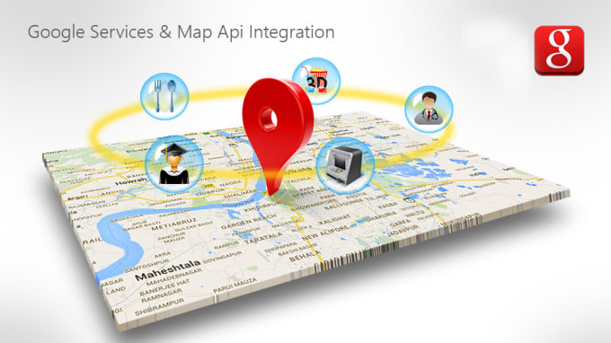 I will integrate google map api