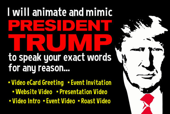 I will make a realistic trump spokesperson video