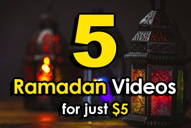 I will make all 5 ramadan kareem video greetings