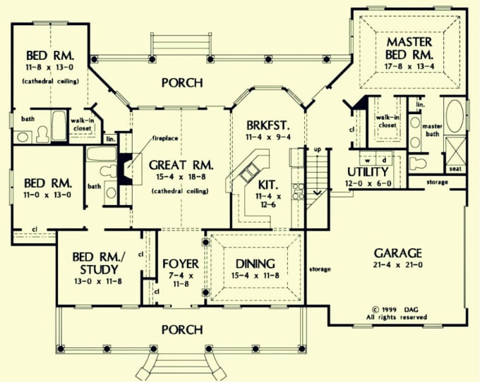 I will make architectural 2d drawings floor plan using autocad
