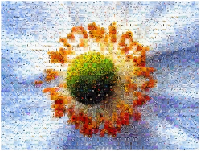 I will make beautiful mosaic from your pictures