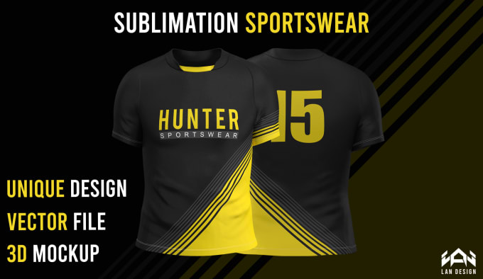 I will make sublimation sportswear design